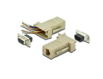 ADAPTADOR DIGITUS DB9 TO RJ45 MODULAR DB9 F RJ45 F