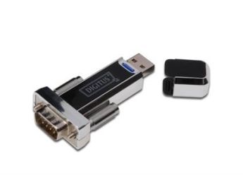 ADAPTADOR DIGITUS USB SERIAL DSUB 9M INCL. CABLE 80M USB A M/USB