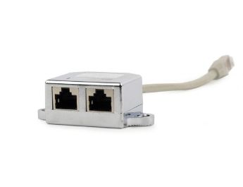 CABLE ADAPTADOR GEMBIRD RJ45 MACHO A 2x RJ45 HEMBRA