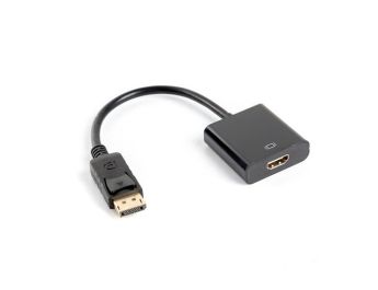 ADAPTADOR LANBERG DISPLAYPORT MACHO/HDMI HEMBRA 10CM