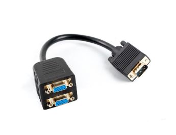 ADAPTADOR LANBERG VGA/VGA X2 20CM