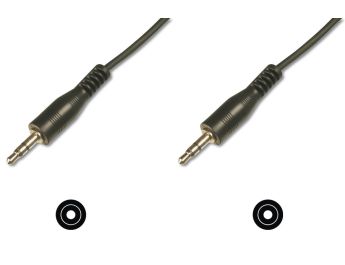 CABLE DIGITUS AUDIO JACK ESTEREO DE 3,5MM 2.50M CCS 2X0.10/10 M/M NEGRO