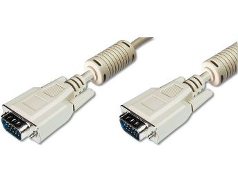 CABLE DIGITUS VIDEO VGA HD15 M/M 20M 3 COAXIAL 7C 2X FERRITA BE