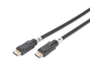 CABLE DIGITUS VIDEO Displayport DP con amp M/M 10m w/Interlock Ultra HD 4K DP