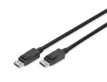 CABLE DIGITUS VIDEO DisplayPort DP M/M 1m w/interlock Ultra HD 8K sw