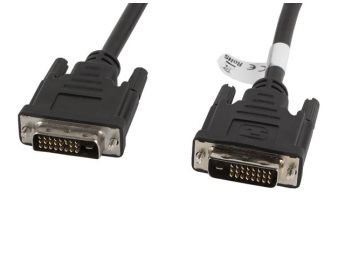 CABLE DVI-D LANBERG 24+1 MACHO/MACHO DUAL LINK 1.8M