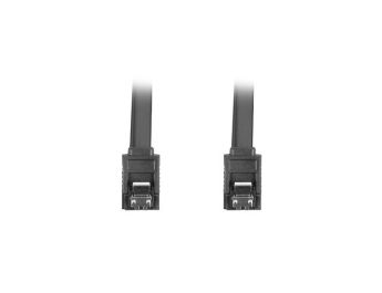 CABLE SATA III LANBERG 6GB/S HEMBRA HEMBRA CLIP METAL 30CM NEGRO