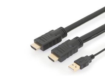 CABLE DIGITUS VIDEO HDMI alta velocidad tipo A m/amp 10m w/Ethernet UltraHD 4K