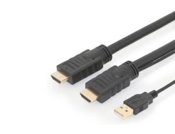 CABLE DIGITUS VIDEO HDMI alta velocidad tipo A m/amp 15m w/Ethernet UltraHD 4K