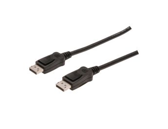 CABLE DIGITUS VIDEO DisplayPort DP M/M 1m w/interlock Ultra HD 4K sw