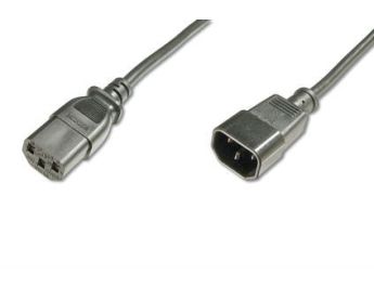 CABLE ALIMENTACION DIGITUS C14 - C13 M/H 1,8M H05VV-F3G 0,75MM SW