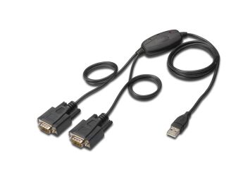 CABLE DIGITUS 1.5M USB 2.0 A CABLE  RS232*2 CHIPSET FT2232H