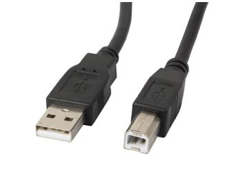 CABLE IMPRESORA LANBERG USB MACHO/USB MACHO FERRITA 1.8M NEGRO