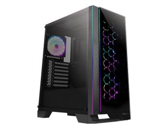 CAJA GAMING ANTEC NX600 ATX 2XUSB2.0 1XUSB3.0 SIN FUENTE NEGRO ARGB