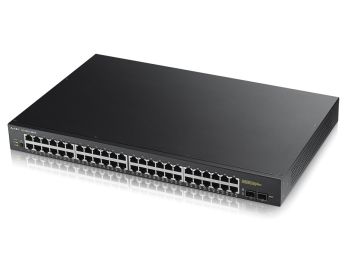 SWITCH ZYXEL GS1900-48HP 48 PORT GIGA RACK PAR TRENZADO