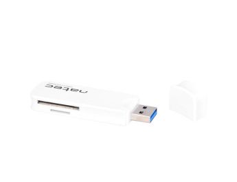 LECTOR DE TARJETAS NATEC SCARAB SD MICRO SD USB 3.0 BLANCO