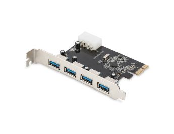 TARJETA EXPANSION DIGITUS PCI EXPRESS 4X USB 3.0 PUERTOS A/F EXTERNA