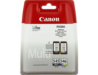 MULTIPACK CANON PG 545 XL CL 546XL  PAPEL 50 HOJAS