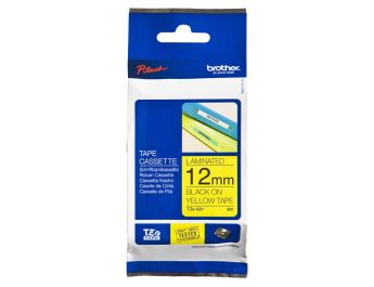 CINTA BROTHER LAMINADA AMARILLO/NEGRO 12MM