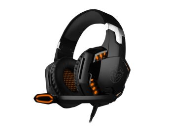 AURICULAR GAMING KROM KYUS NEGRO MICROFONO USB