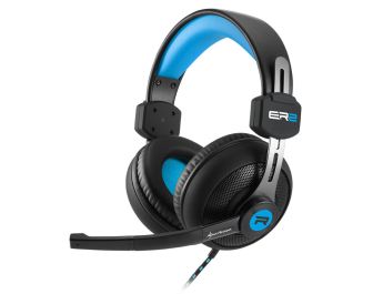 AURICULARES GAMING SHARKOON RUSH ER2 AZUL MICROFONO ALAMBRICO