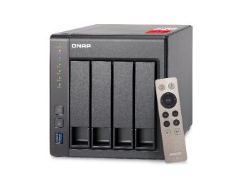 NAS QNAP TS-451+-2G 4 4 BAHIAS 2 GHZ NEGRO