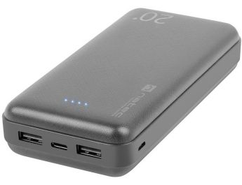 POWERBANK NATEC TREVI 20000 MAH 2XUSB-A USB-C NEGRO