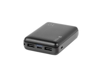 POWERBANK NATEC TREVI COMPACT 10000 MAH 2XUSB-A USB-C NEGRO