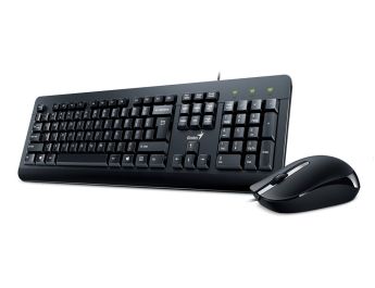 COMBO TECLADO RATON GENIUS KM 160 ALAMBRICO NEGRO