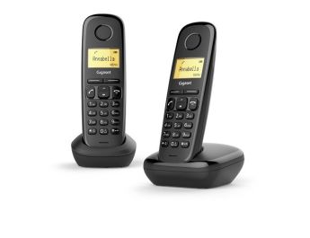 TELEFONO FIJO GIGASET A170 INALAMBRICO DUO NEGRO