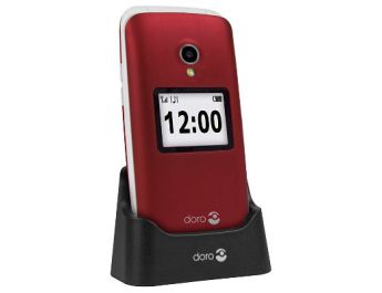 TELEFONO MOVIL SENIOR DORO 2424 2,4" 16MB 8MB ROJO T3MPX