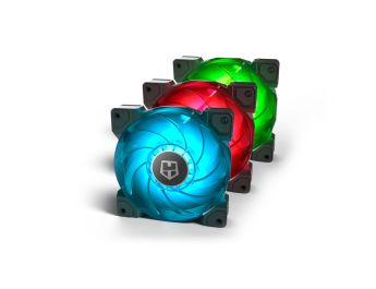 VENTILADOR CAJA NOX HUMMER H-SYNC RGB 120MM PACK 3