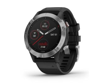 SMARTWATCH GARMIN FENIX 6 PLATA/NEGRO