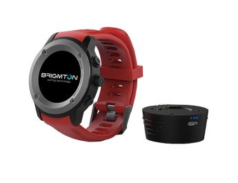 SMARTWATCH BRIGMTON BWATCH-100GPS 1.3" IPS ROJO